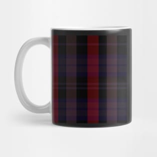 Gothic Aesthetic Evander 1 Hand Drawn Textured Plaid Pattern Mug